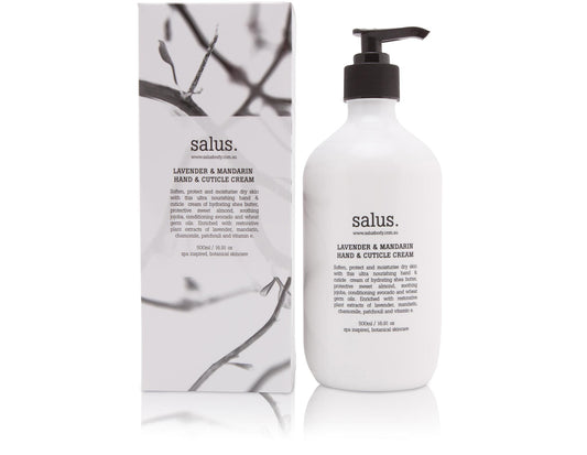 LAVENDER & MANDARIN HAND & CUTICLE CREAM 500ml