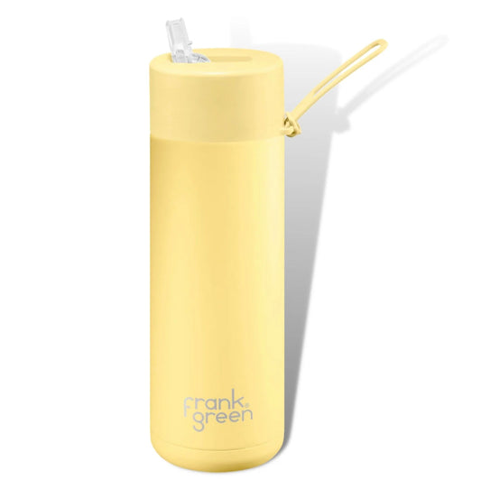 CERAMIC REUSABLE BOTTLE (595ML) - BUTTERMILK