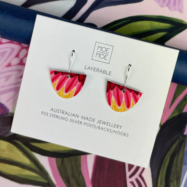 KIRSTEN KATZ FLORA SMALL BELL DROP EARRINGS