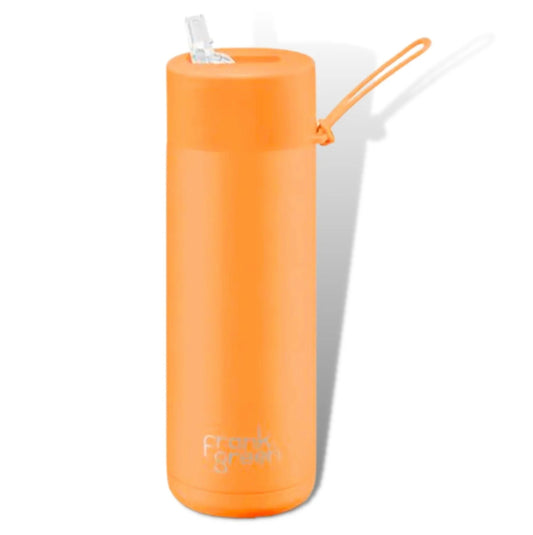 CERAMIC REUSABLE BOTTLE (595ML) - NEON ORANGE